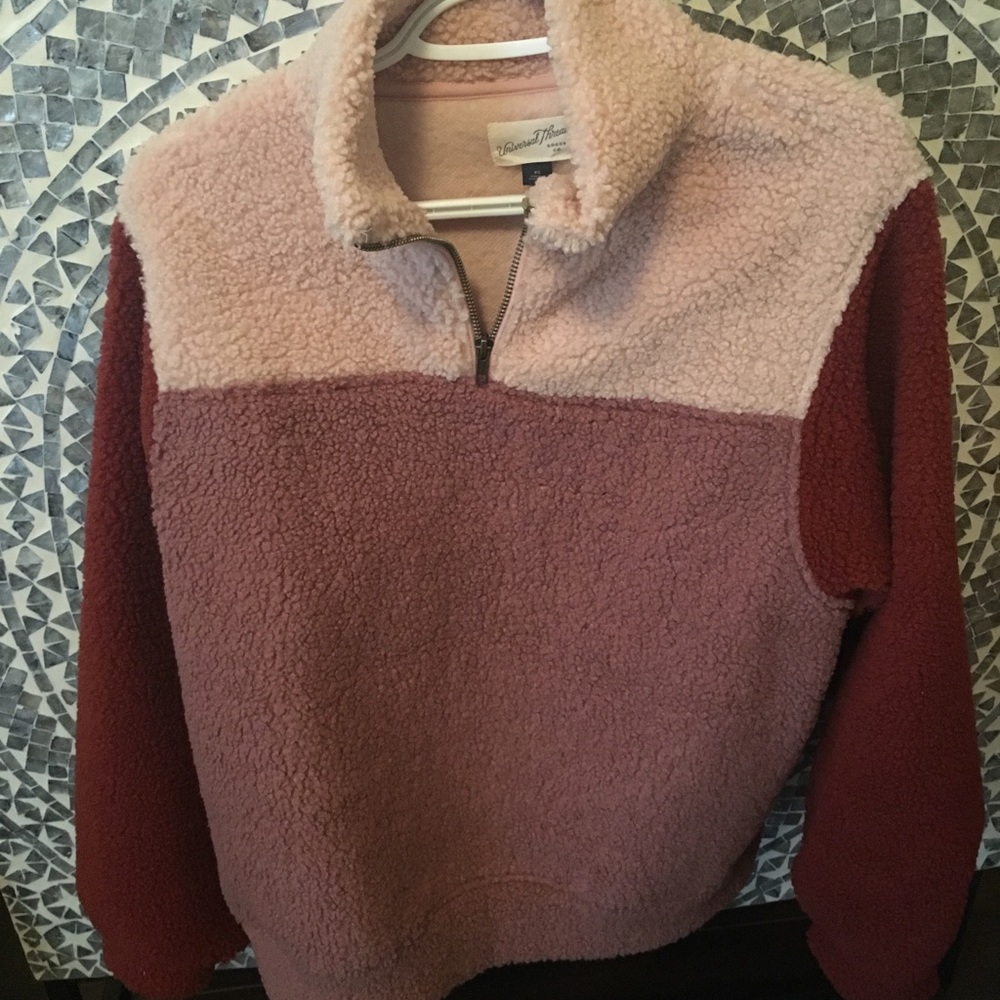 Colour Block Teddy Sweater - Picture 2 of 7
